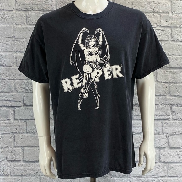 Vintage Reaper Branded Devil Girl Tee - Picture 2 of 7